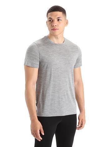 Pánské Tričko Icebreaker Merino Sphere II Krátké Sleeve Šedé | CZ 1793CTVE